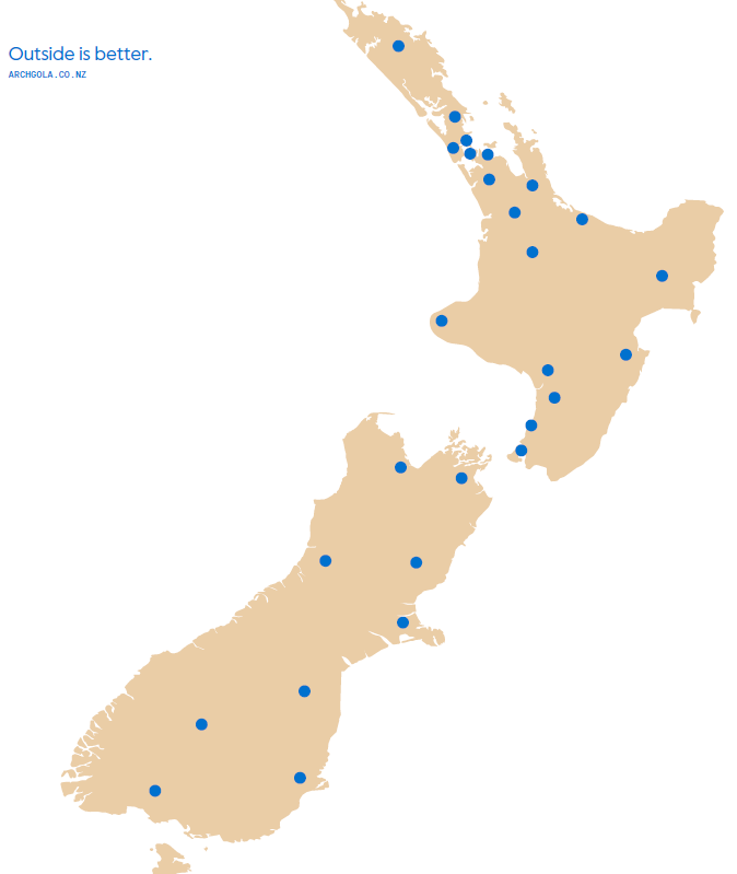Archgola NZ wide
